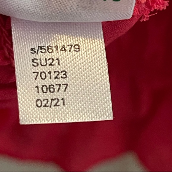 🥑5/$25 Ann Taylor pink square neck smocked blouse with flutter sleeves XXL - Picture 6 of 7